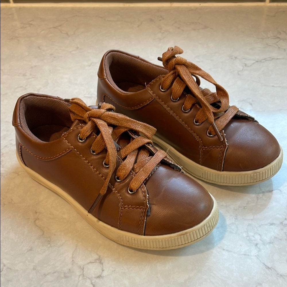 Deer Stags Brown Kids Sneakers